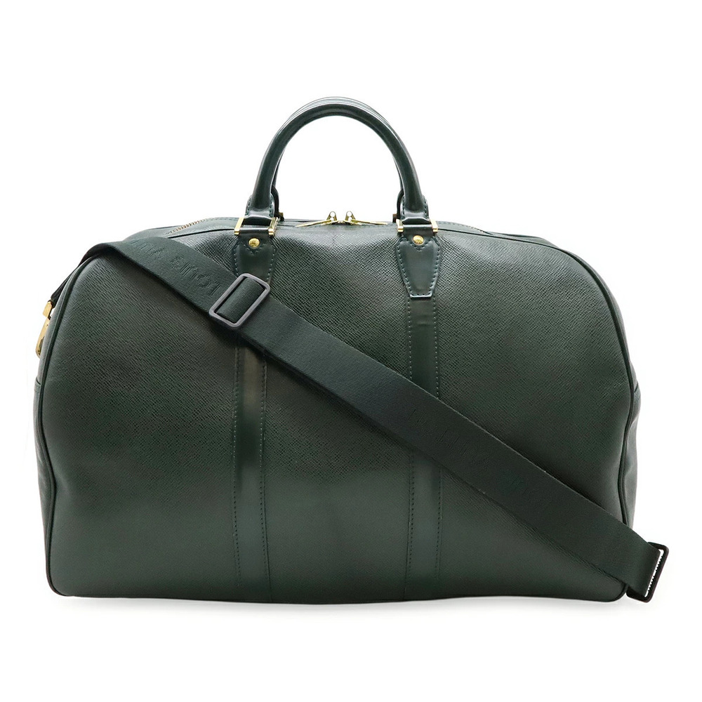 LOUIS VUITTON Taiga Kendall Boston Bag Travel Shoulder Epicea Green